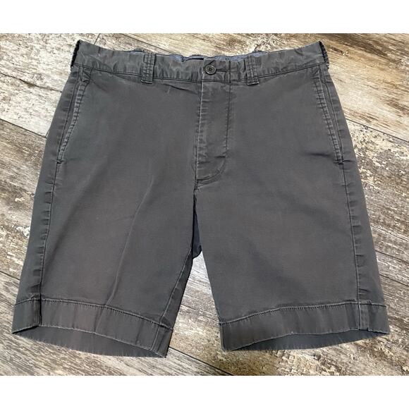 J Crew Shorts Mens Size 30 Flex Chino Flat Front Casual Cotton Shorts 8 in - Picture 1 of 12